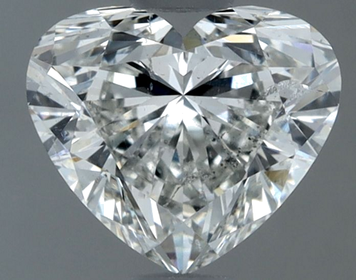 1.2 carat H-SI2 Natūralus Heart Deimantas (1)