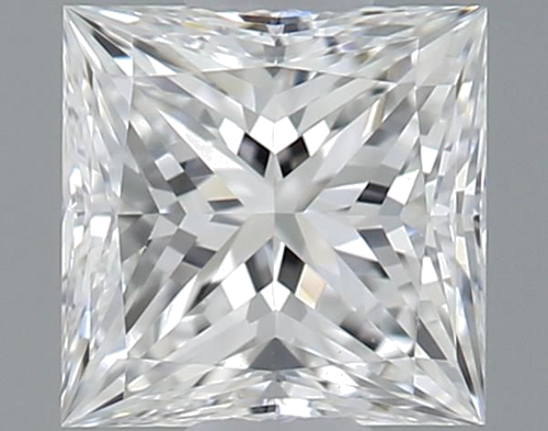 0.4 carat F-VVS2 Natūralus Princess Deimantas (1)