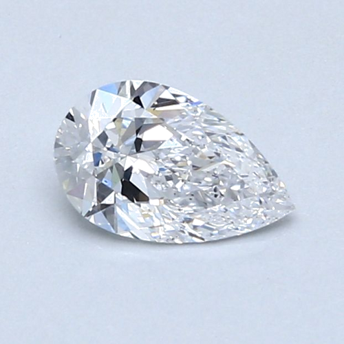 0.63 carat D-SI2 Natūralus Pear Deimantas (1)