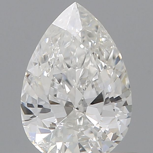 0.5 carat E-SI2 Natūralus Pear Deimantas (1)