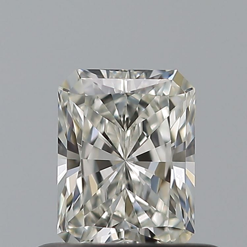 0.51 carat I-VVS1 Natūralus Radiant Deimantas (1)