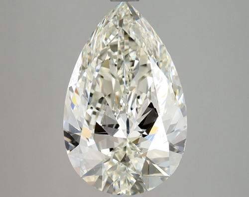 3.04 carat J-VS2 Natūralus Pear Deimantas (1)