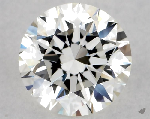 0.71 carat H-IF Excellent cut Natūralus Round Deimantas (1)