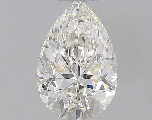 0.6 carat H-VVS2 Natūralus Pear Deimantas (1)