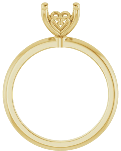 Sužadėtuvių Žiedas „Solitaire“ 14k yellow gold Oval 9mm x 7mm (2)