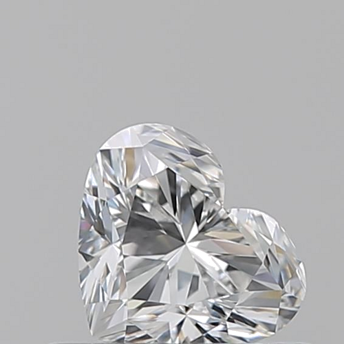 0.5 carat F-VVS2 Natūralus Heart Deimantas (1)