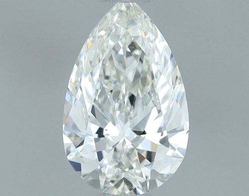 0.5 carat H-SI1 Natūralus Pear Deimantas (1)