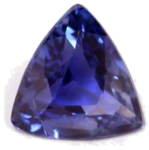 0.69 carat BLUE Trilliant Safyras (1)