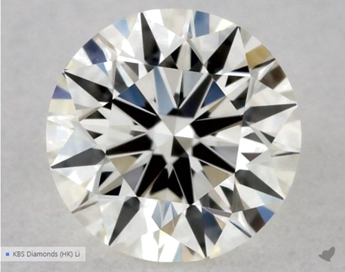 0.3 carat J-VS1 Excellent cut Natūralus Round Deimantas (1)