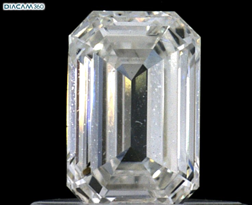 0.51 carat H-VS2 Natūralus Emerald Deimantas (1)