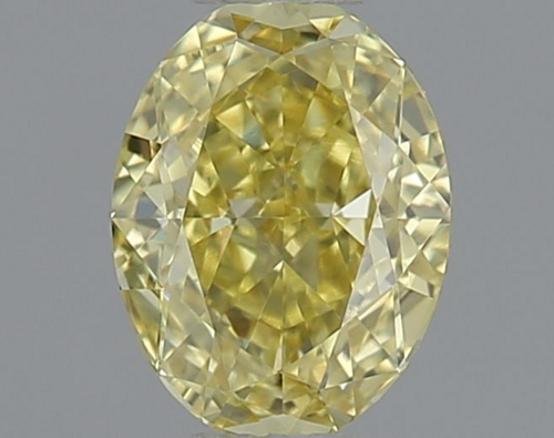 0.35 carat Fancy Intense  Yellow-VS1 Natūralus Oval Deimantas (1)