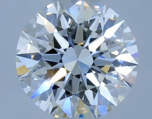 0.37 carat F-VVS1 Excellent cut Natūralus Round Deimantas (1)