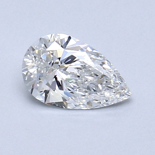 0.52 carat D-VS2 Natūralus Pear Deimantas (1)