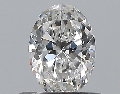 0.45 carat E-VVS1 Natūralus Oval Deimantas (1)
