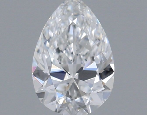 0.3 carat D-VVS1 Natūralus Pear Deimantas (1)