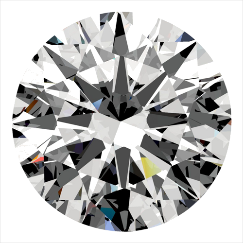 0.4 carat F-VS1 Very Good cut Natūralus Round Deimantas (1)