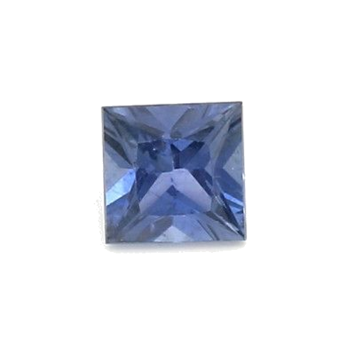 0.54 carat BLUE MODIFIEDBRILLIANT cut Square Safyras (1)