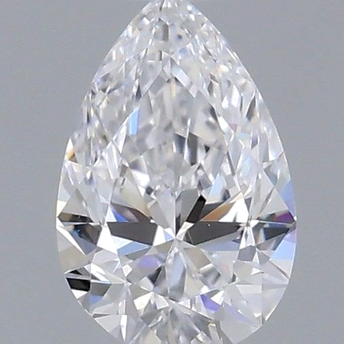 0.3 carat D-VS1 Natūralus Pear Deimantas (1)