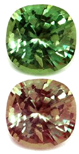 0.59 carat GREEN Cushion Alexandrite (1)