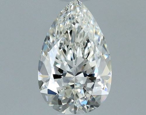 0.56 carat H-IF Natūralus Pear Deimantas (1)