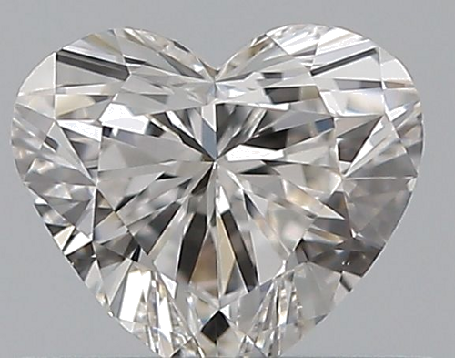 0.4 carat F-VVS2 Natūralus Heart Deimantas (1)