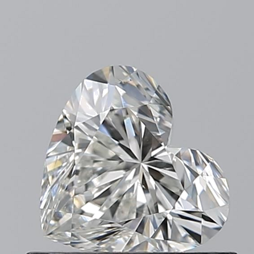 0.6 carat H-SI1 Natūralus Heart Deimantas (1)