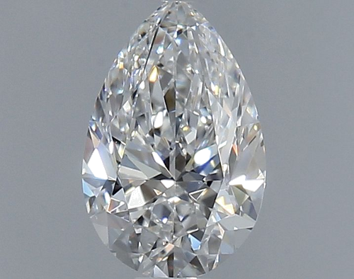 0.5 carat E-VS1 Natūralus Pear Deimantas (1)