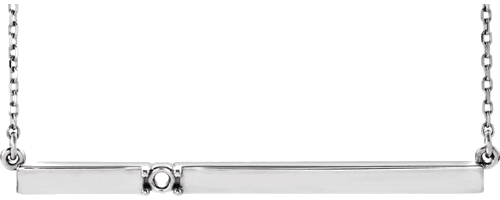 Pakabukas „Family Bar“ 925 Sidabro Round 2.5mm (1)