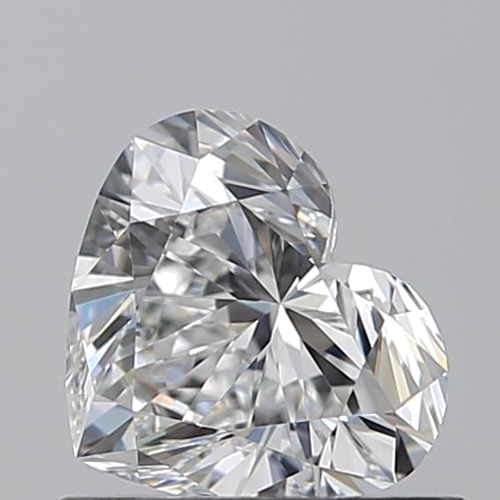 0.7 carat E-VVS2 Natūralus Heart Deimantas (1)