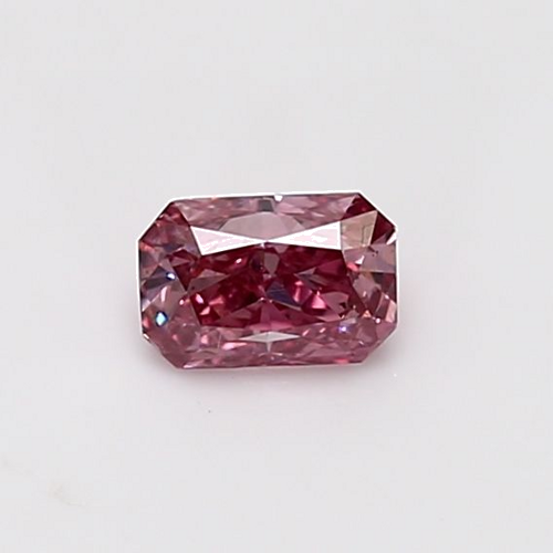 0.4 carat Pink-SI1 Natūralus Radiant Deimantas (1)