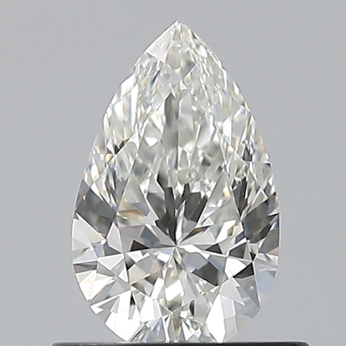 0.6 carat H-VVS1 Natūralus Pear Deimantas (1)