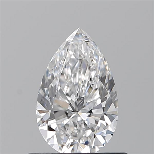 0.7 carat D-VS2 Natūralus Pear Deimantas (1)
