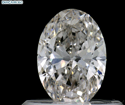 0.5 carat H-SI1 Natūralus Oval Deimantas (1)