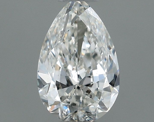 0.5 carat H-SI1 Natūralus Pear Deimantas (1)