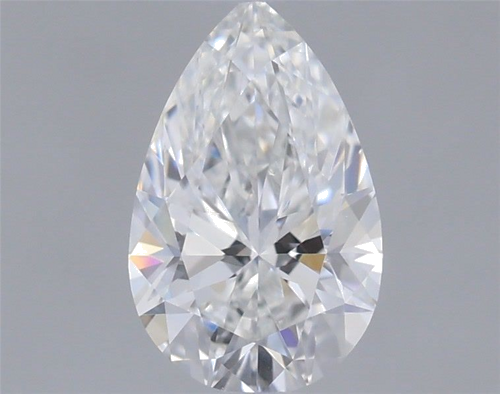 0.5 carat E-VS2 Natūralus Pear Deimantas (1)
