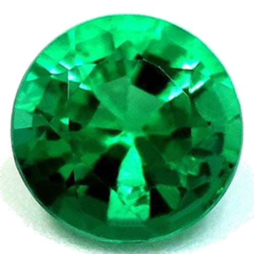 0.47 carat GREEN Round Smaragdas (1)
