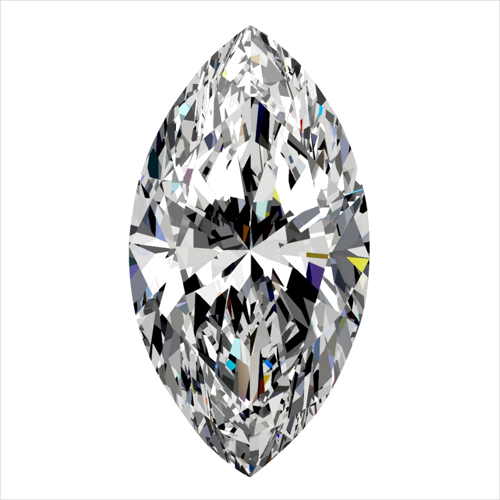 0.3 carat E-SI1 Natūralus Marquise Deimantas (1)