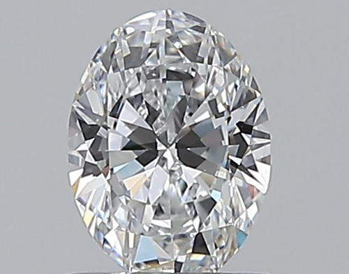 0.63 carat D-VS2 Natūralus Oval Deimantas (1)