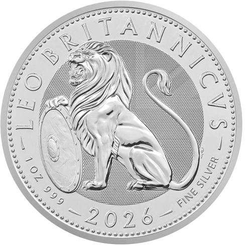 1 oz Britu lauva 2026 Lielbritānija sudraba monēta (1)