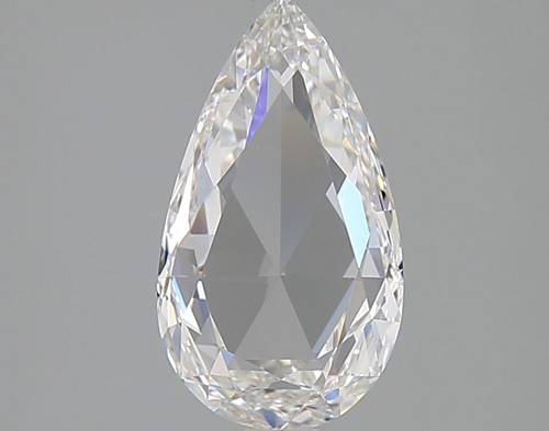 1.62 carat F-IF Natūralus Pear Deimantas (1)