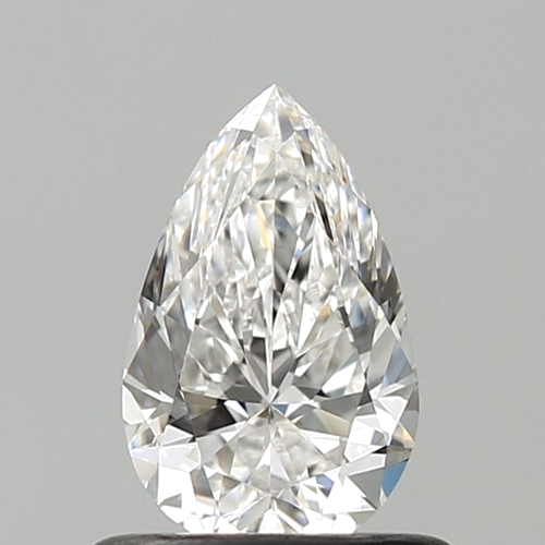 0.6 carat E-VVS2 Natūralus Pear Deimantas (1)