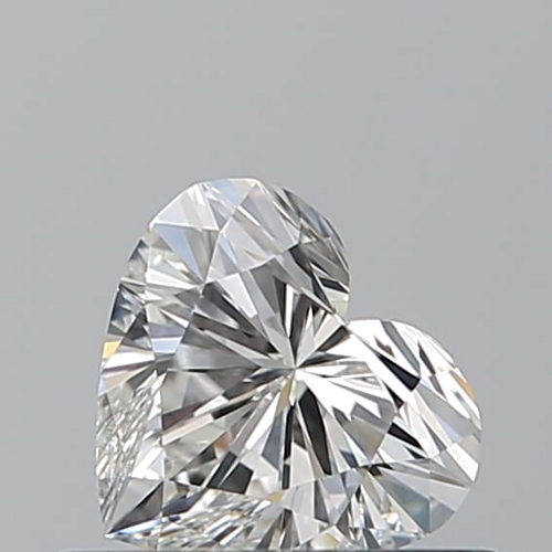 0.5 carat G-VVS2 Natūralus Heart Deimantas (1)