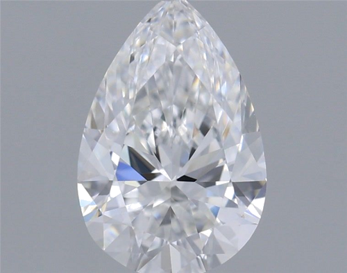 0.62 carat D-VS2 Natūralus Pear Deimantas (1)