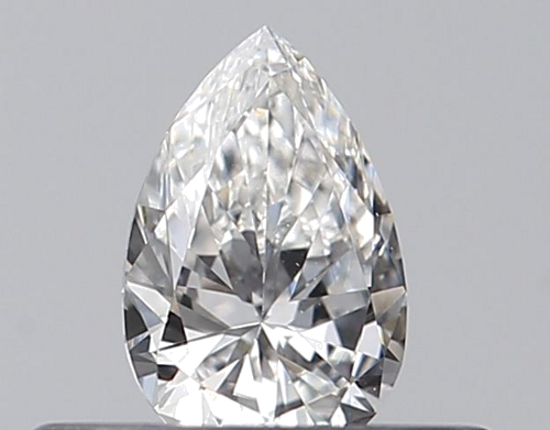 0.24 carat F-VS1 Natūralus Pear Deimantas (1)