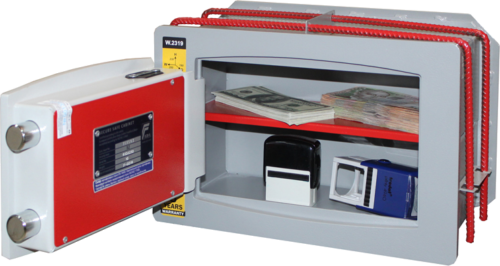 Wall-mounted safe W2319E LEFT SIDE (15 kg) (4)