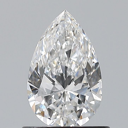 0.7 carat E-SI1 Natūralus Pear Deimantas (1)