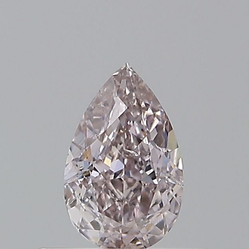0.5 carat Fancy Pink-SI1 Natūralus Pear Deimantas (1)