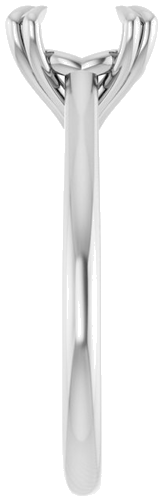 Sužadėtuvių Žiedas „Solitaire“ 950 Platinos Round 8mm (4)