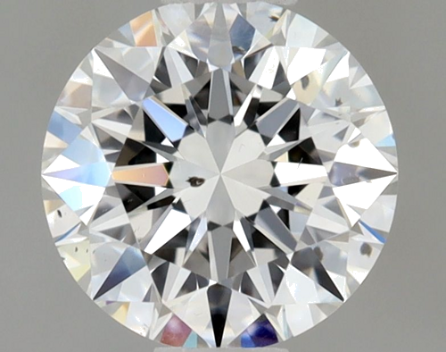 0.61 carat E-SI1 Excellent cut Natūralus Round Deimantas (1)