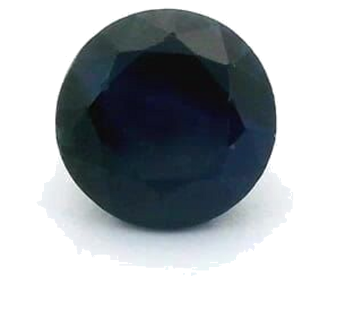 0.57 carat BLUE Round Safyras (1)